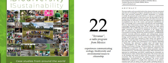 PUBLICACION DEL LIBRO “CIENTÍFICOS Y SOCIEDAD EN ACCIÓN POR LA BIODIVERSIDAD Y LA SUSTENTABILIDAD