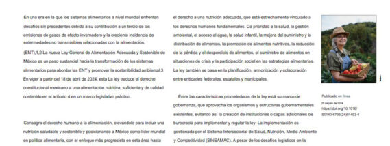 UNA NUEVA LEY PARA ALIMENTARNOS MEJOR PARTE 2